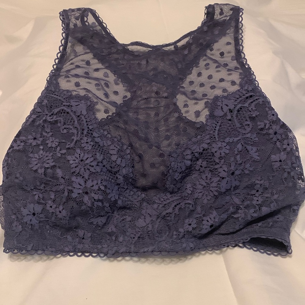 Victoria Secret blue lace bra